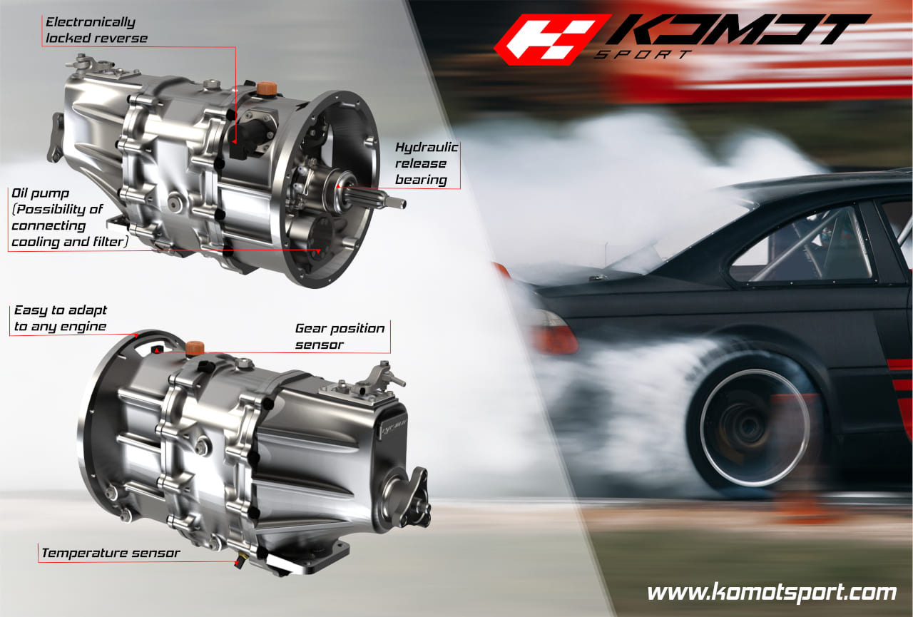 K24 RWD 6 speed Sequential Gearbox poster